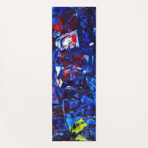 Night town yoga mat