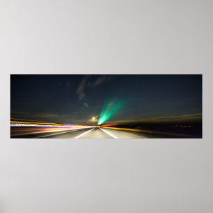 Night Traffic Poster