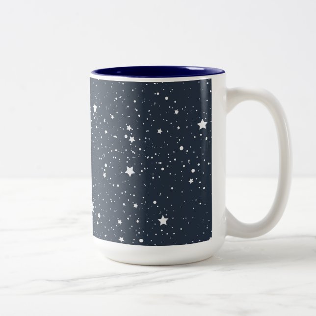 Night Under the Stars Two-Tone Coffee Mug (Right)