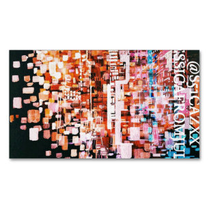 Night-view from Flight Mug Magnetic Business Card