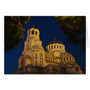 Night view of Alexander Nevski Cathedral
