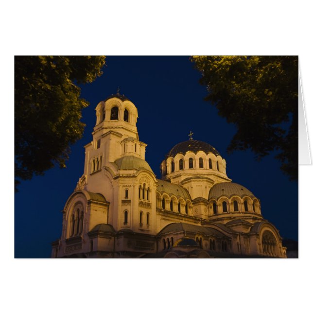 Night view of Alexander Nevski Cathedral (Front Horizontal)