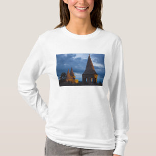 Night view of Fisherman's Bastion, Castle Hil T-Shirt