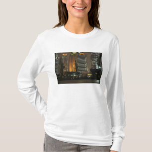 Night view of highrises in Pudong New Area by T-Shirt