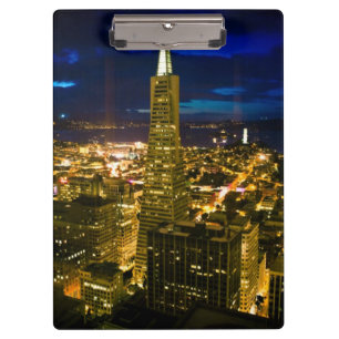 Night view of San Francisco. Clipboard
