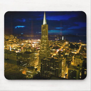 Night view of San Francisco. Mouse Pad