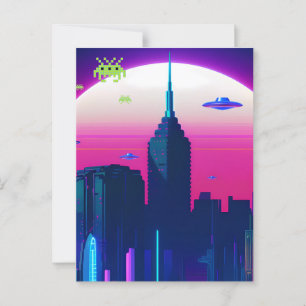 Night Waves and Vapour Daze Postcard