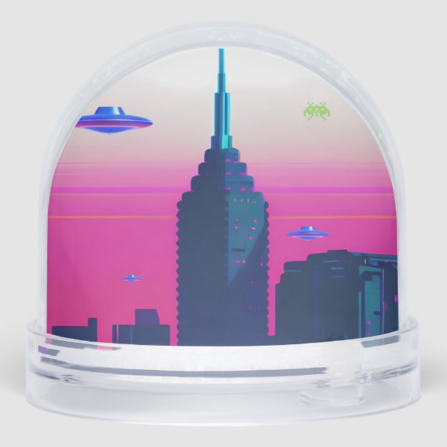Night Waves and Vapour Daze Snowglobe (Back)