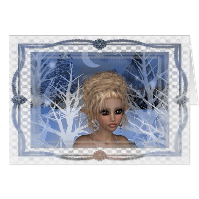 Night Wintertime Elf Design (Front Horizontal)