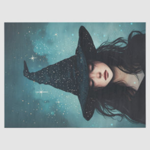 Night Witch Decoupage Tissue Paper for Furniture