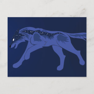 Night Wolf Postcard