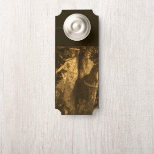 Night Woman So haunted Moonlight Guardians Door Hanger