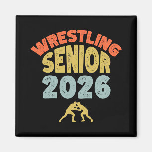 Night Wrestling Senior 2026 Graduation  Magnet