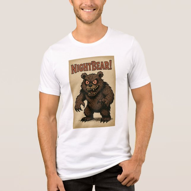 NIGHTBEAR! Monster Tri-Blend Shirt (Front)