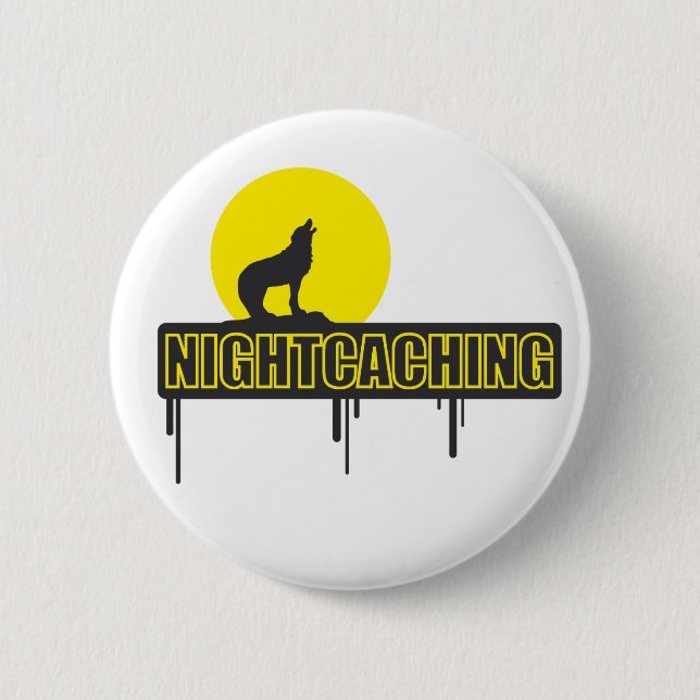 Nightcaching 2 Inch Round Button (Front)