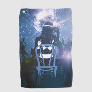 Nightclub dancing golf towel