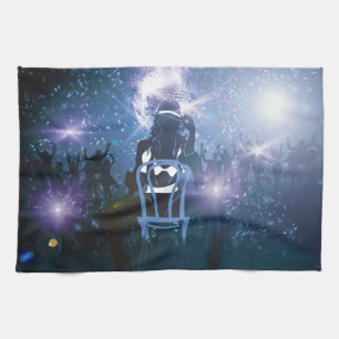 Nightclub dancing kitchen towel