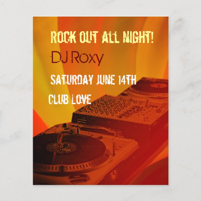 nightclub flyer (Front)
