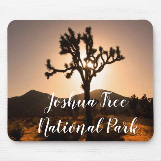 Nightfall begins at Joshua Tree Mouse Pad (Front)
