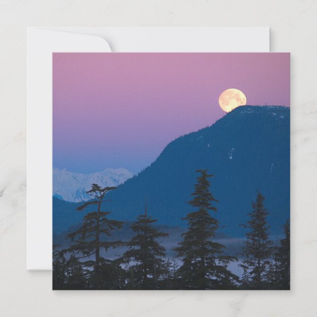 Nightfall in Alaska Invitation (Front)