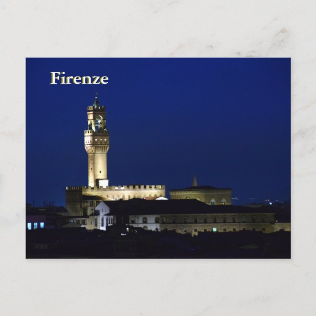 Nightfall in Firenze postcard (Front)