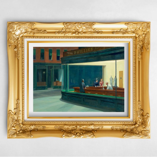 Nighthawks 1942 by Edward Hopper Poster (Creator Uploaded)