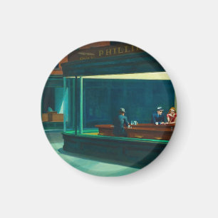 Nighthawks Edward Hopper Magnet