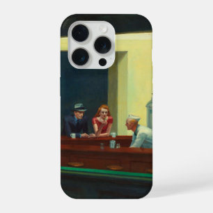 Nighthawks painting by Edward Hopper iPhone 15 Pro Case