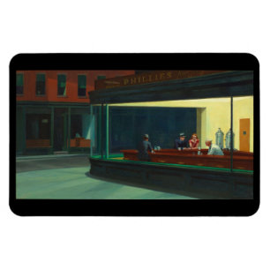 "Nighthawks" par Edward Hopper Magnet