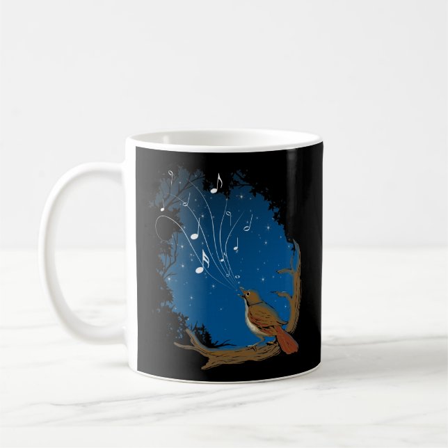 Nightingale Song Coffee Mug (Left)