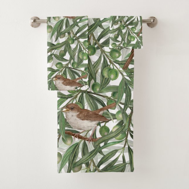 Nightingales dans l'olivier (En situation)