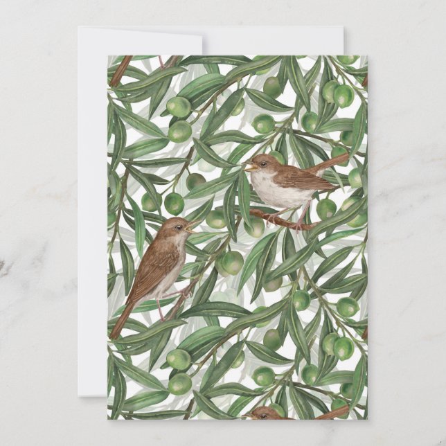 Nightingales in the olive tree (Front)