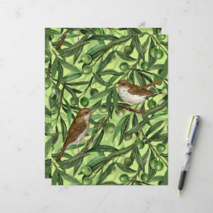 Nightingales in the olive tree 2