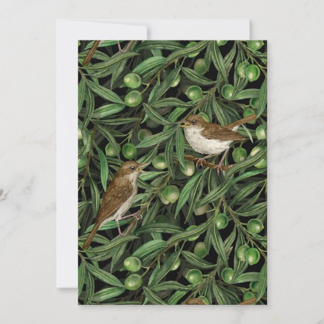 Nightingales in the olive tree 3 (Front)