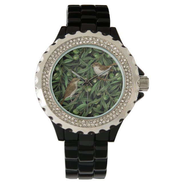 Nightingales in the olive tree 3 watch (Front)