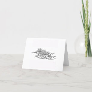 Nightjar On Her Nest 🪺 Thank You Card