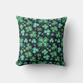 Nightlife Luck Throw Pillow
