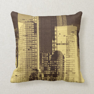 Nightline III Throw Pillow