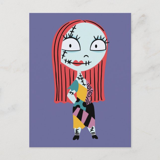 Nightmar Before Christmas | Cute Sally Holiday Postcard (Front)