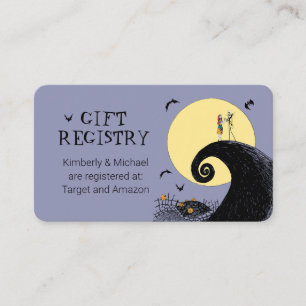 Nightmare Before Christmas Baby Gift Registry Encl Enclosure Card