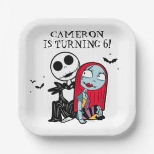 Nightmare Before Christmas Birthday Paper Plate