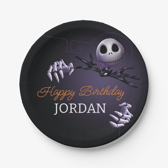 Nightmare Before Christmas Birthday Party Paper Plate (Front)