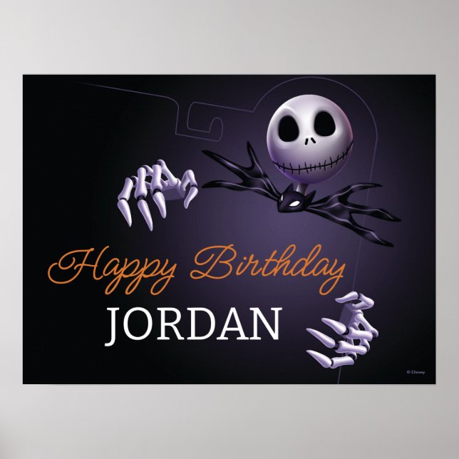 Nightmare Before Christmas Birthday Party Poster (Front)
