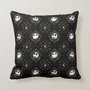 Nightmare Before Christmas   Cheers and Scares Throw Pillow