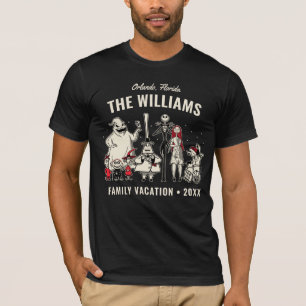 Nightmare Before Christmas Disney Family Vacation T-Shirt