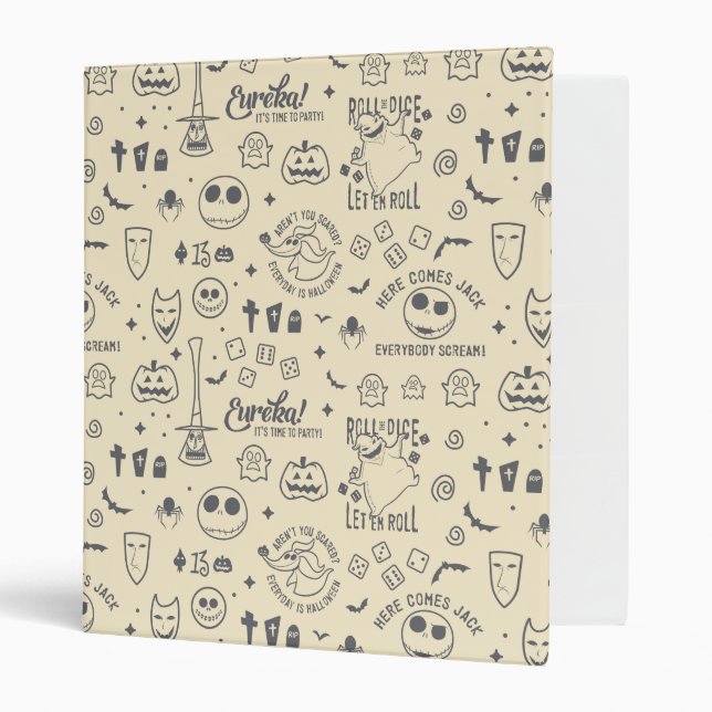Nightmare Before Christmas | Everyday Is Halloween Binder (Front/Inside)
