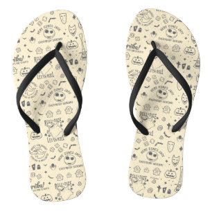 Nightmare Before Christmas   Everyday Is Halloween Flip Flops