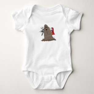 Nightmare Before Christmas Jack, Sally & tombstone Baby Bodysuit
