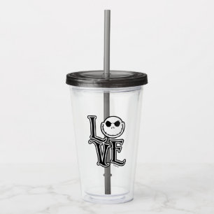 Nightmare Before Christmas - LOVE Acrylic Tumbler