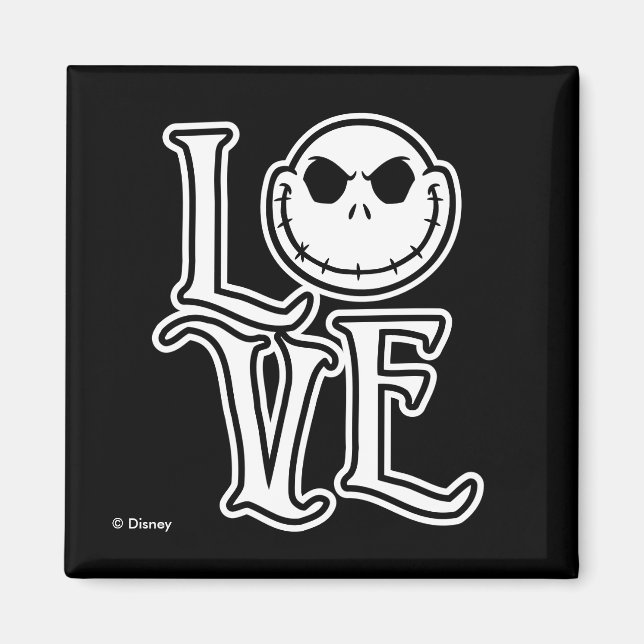 Nightmare Before Christmas - LOVE Magnet (Front)